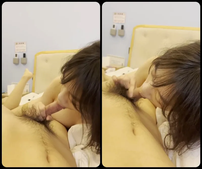 Nhân tình ngoan mút láp cục thịt bự của anh